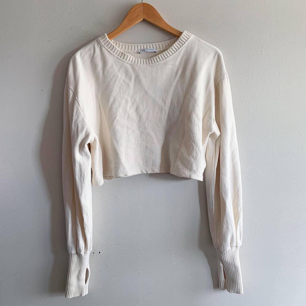 Cropped pullover outlet zara