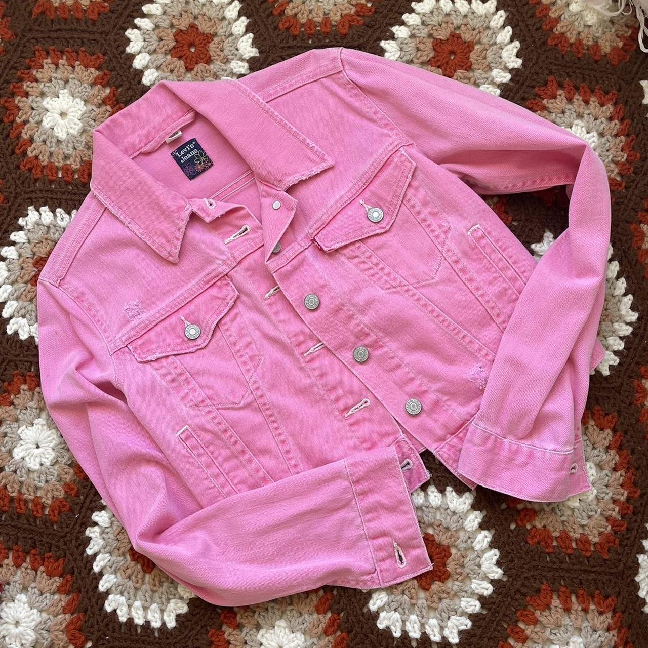 Levi's Women's Pink Jacket Depop