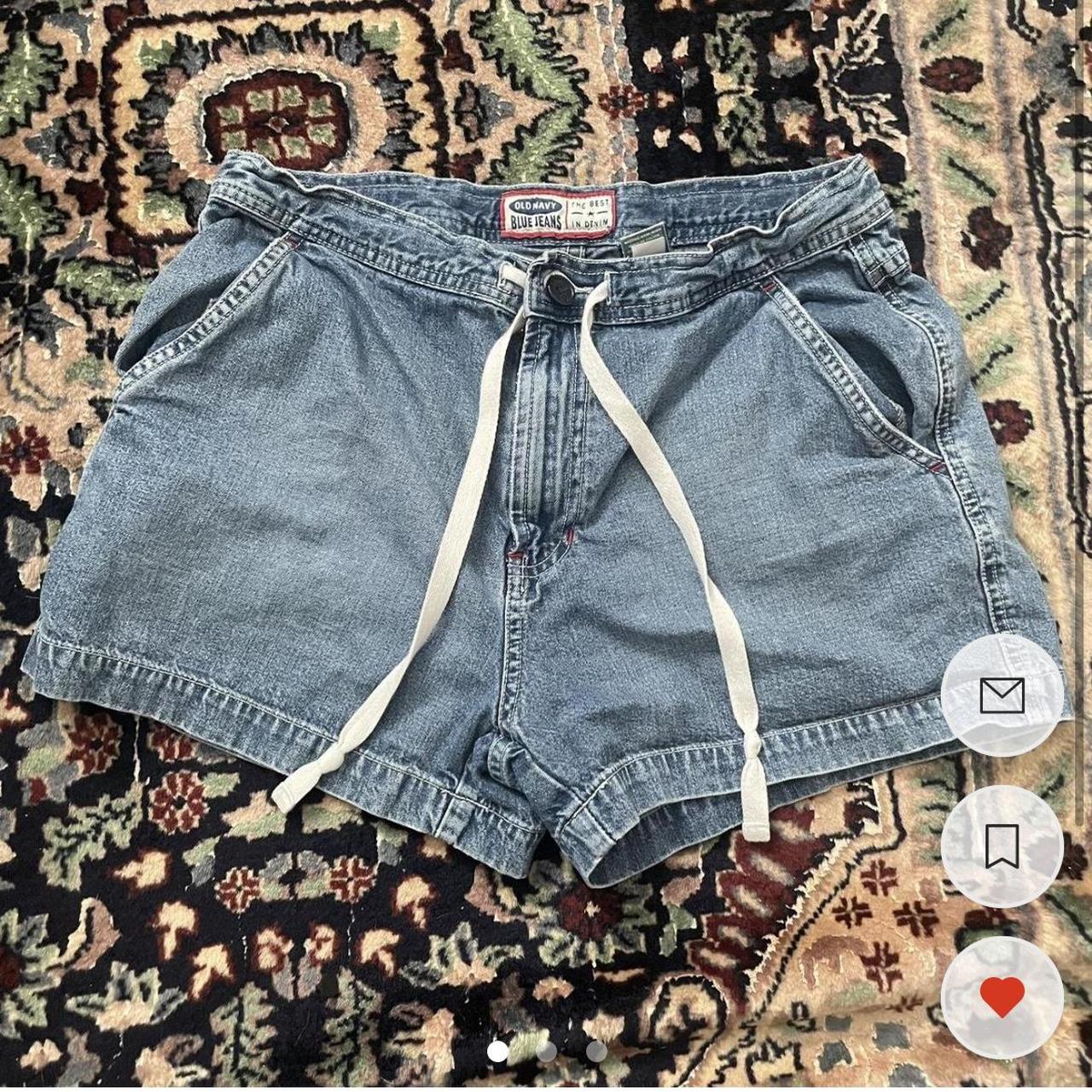 Vintage Old Navy denim shorts Size 6 Has a... - Depop