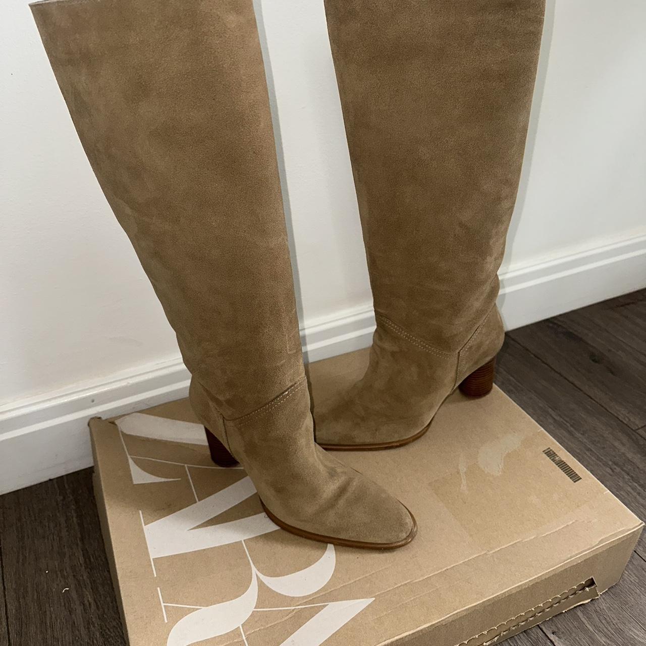 zara suede booties