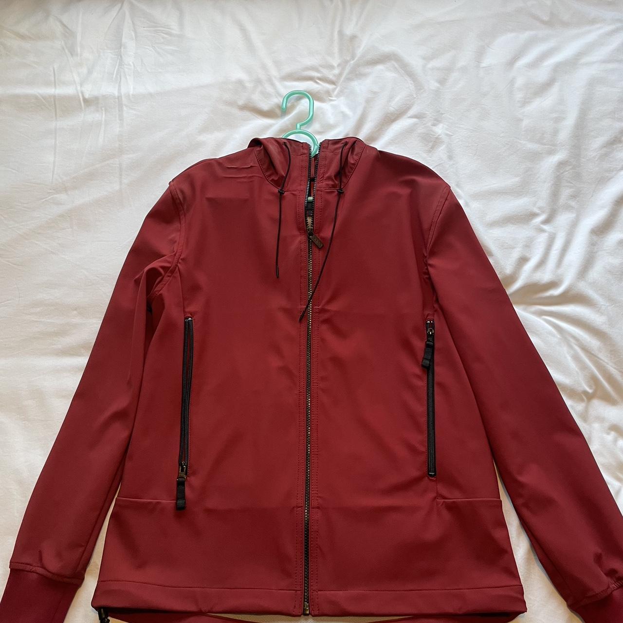 Men’s K-100 Soft Shell Jacket in Red. Bought from... - Depop