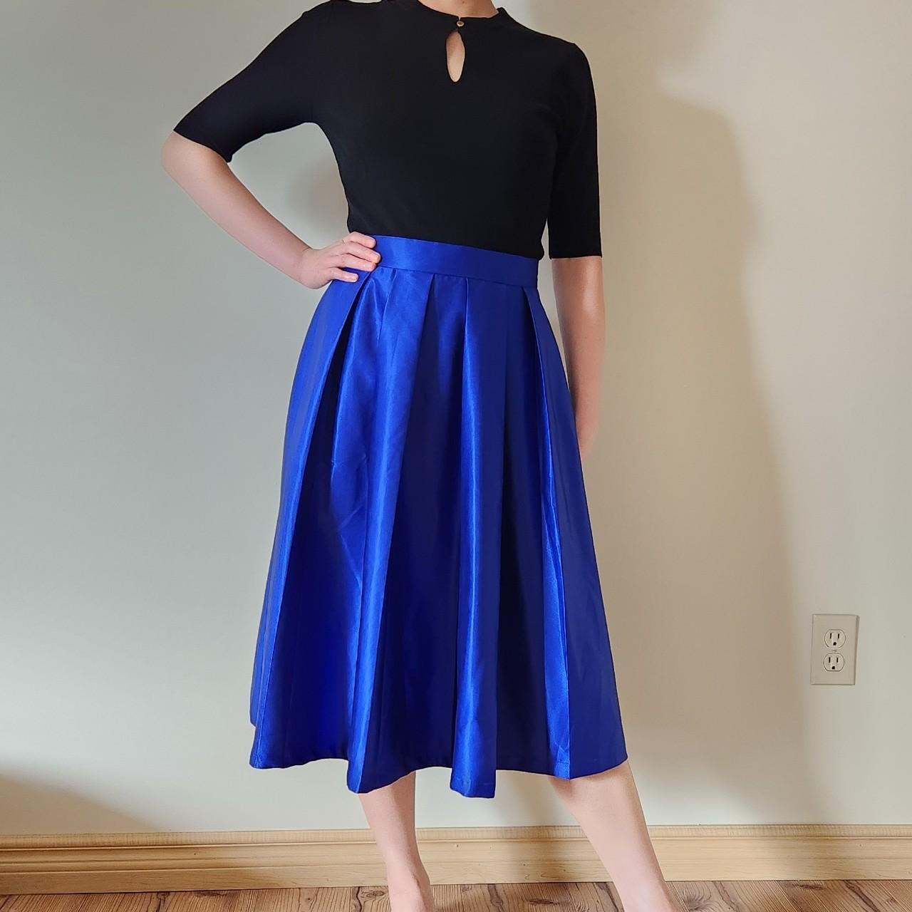 Royal blue 2024 skirt 8x10