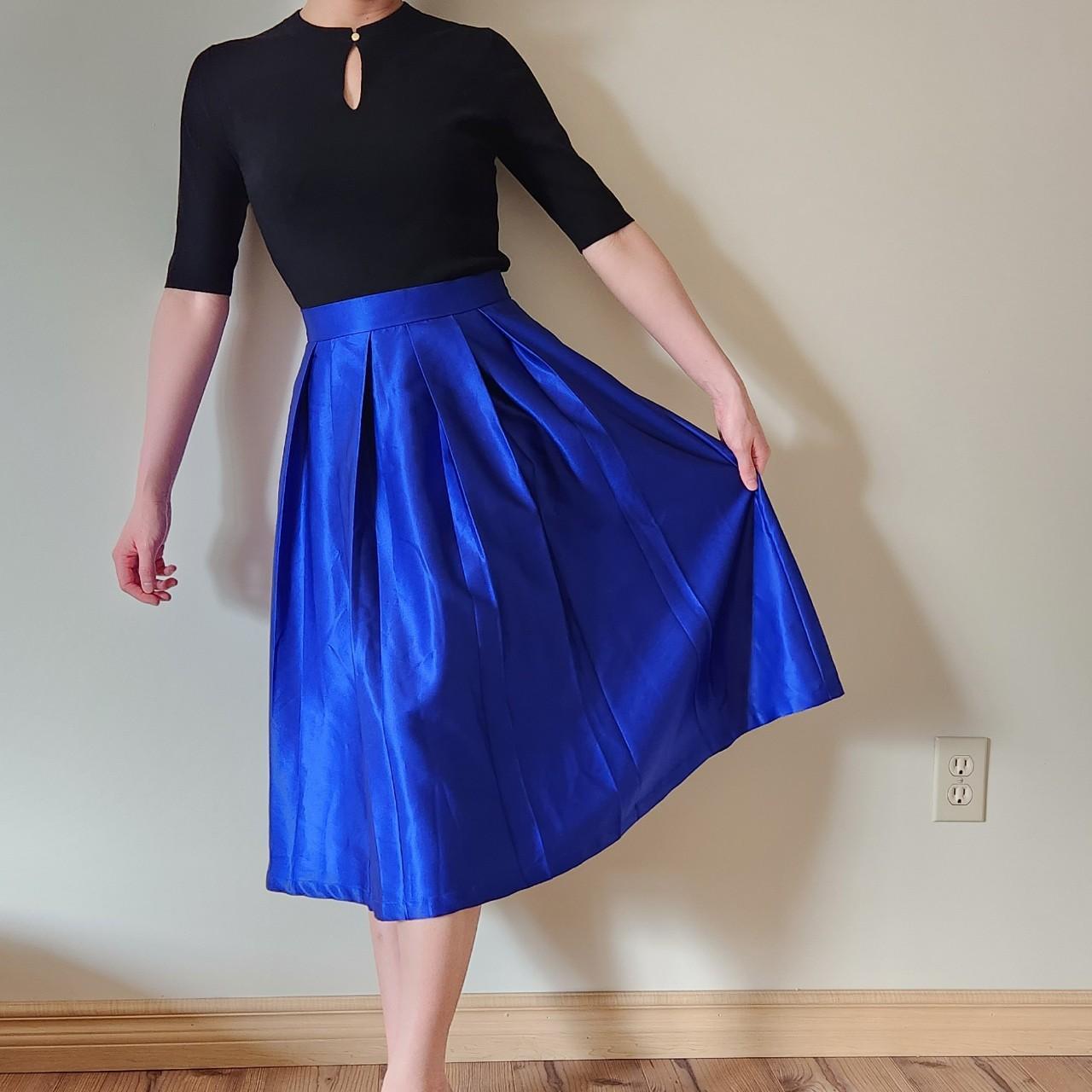 Royal blue hotsell skirt 8x10