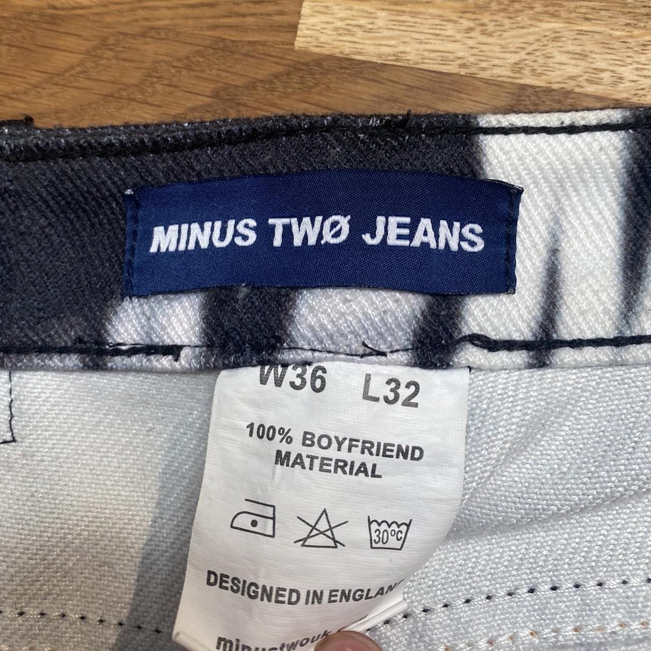 MINUS TWO ホワイトジーンズ W36 L32 MINUS TWO ホワイトジーンズ W36 L32