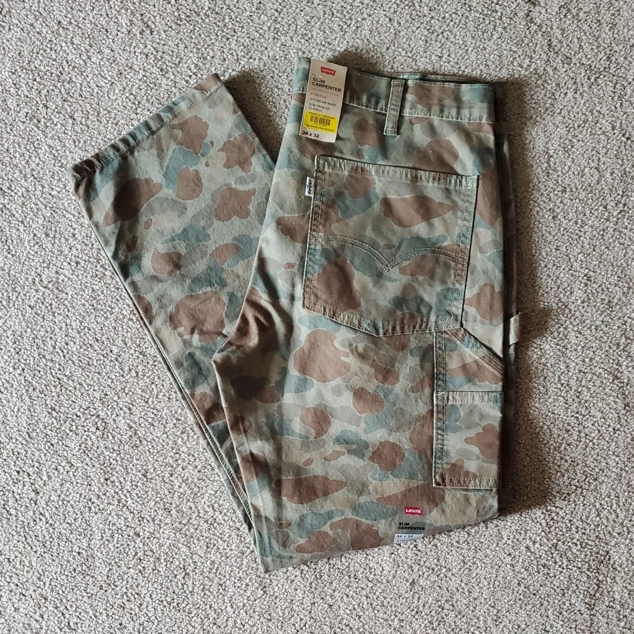 BRAVEST STUDIOS BLUE LV CARPENTER PANTS Size 32 but - Depop