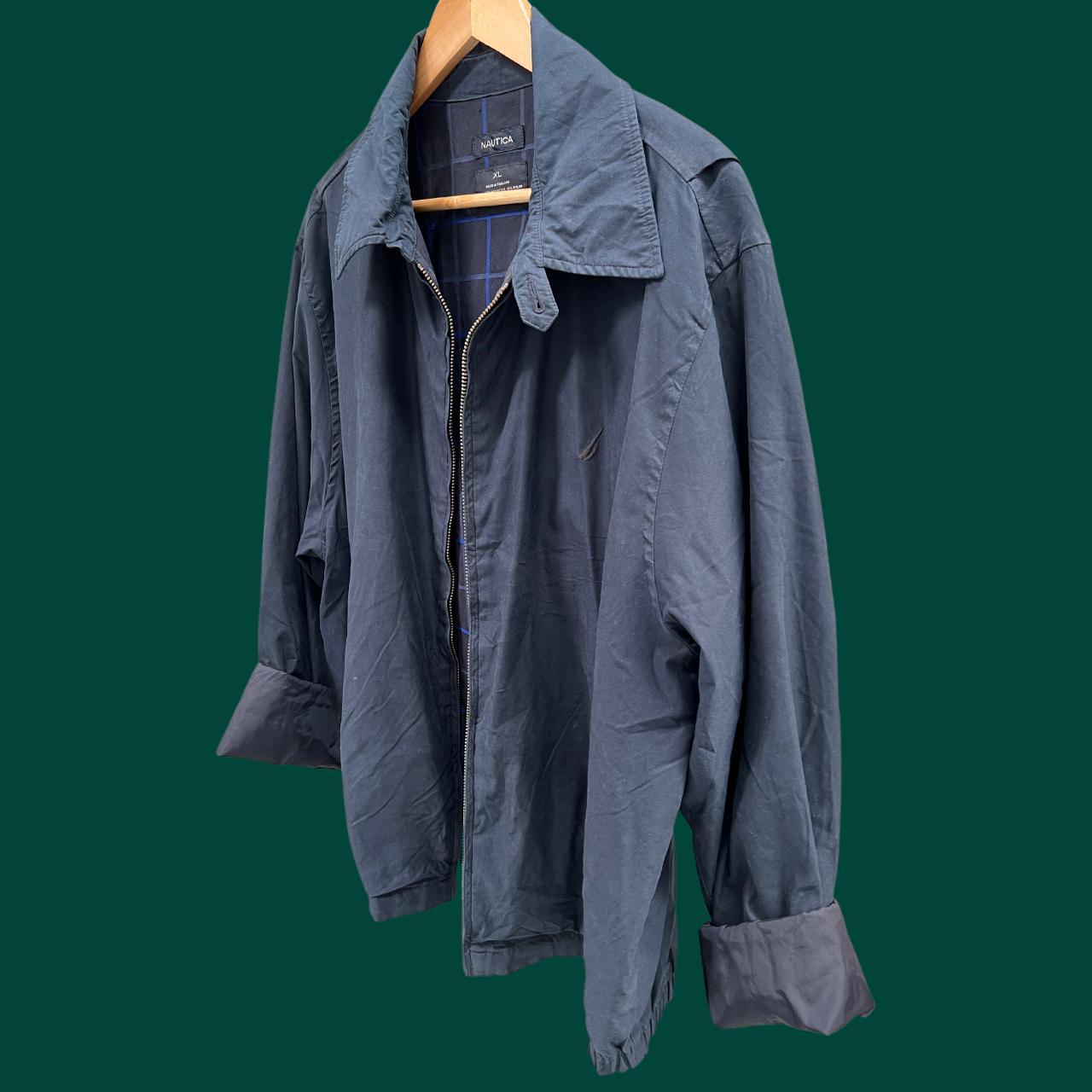 Mens Vintage Nautica Spray Jacket in Navy Embrace... Depop