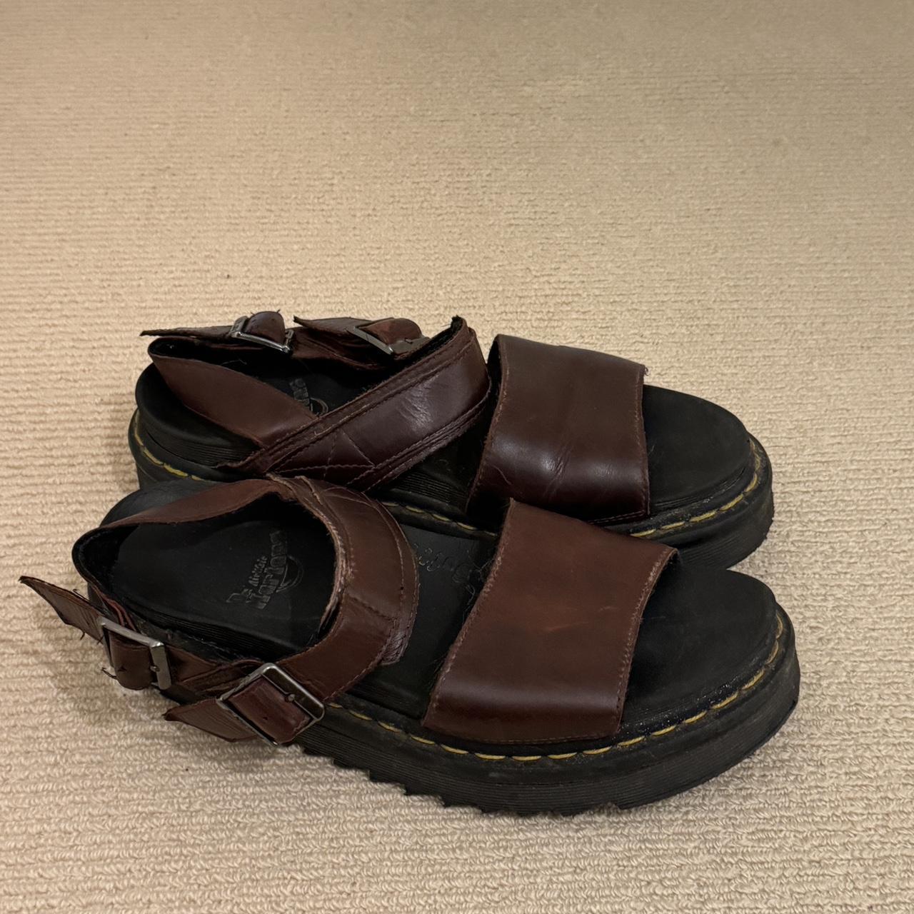 metallic dr marten sandals