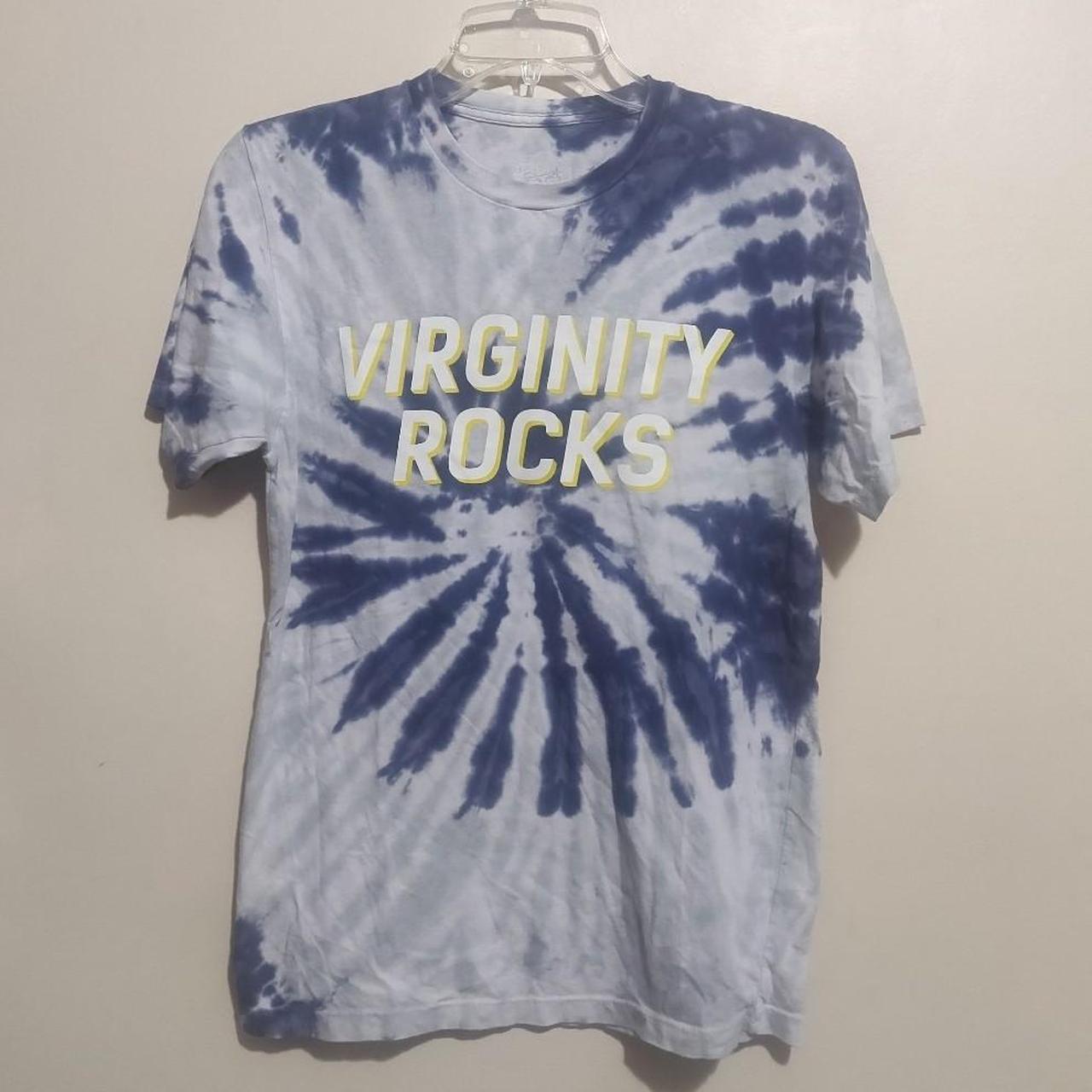 Tie dye sale virginity rocks shirt