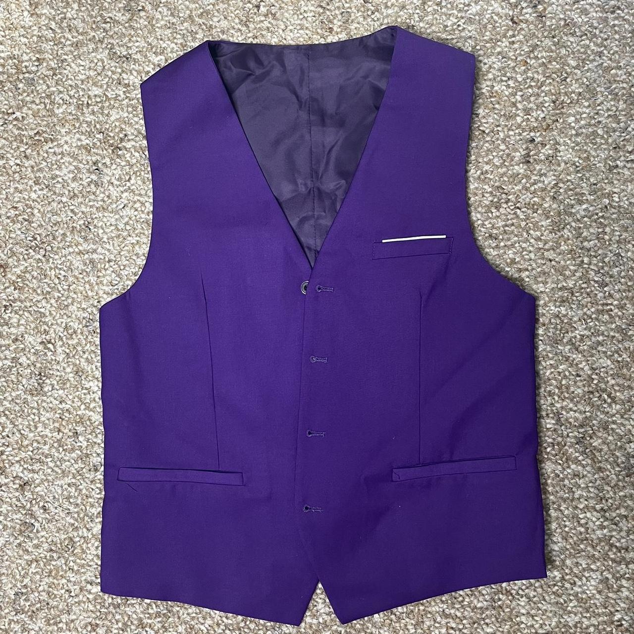 3 piece purple suit. Brand new unworn. Sold as a... - Depop