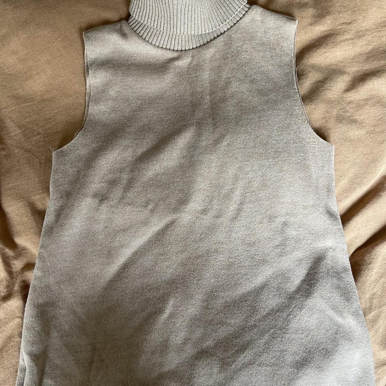 Turtleneck sleeveless sweater from Zara. Super soft... - Depop