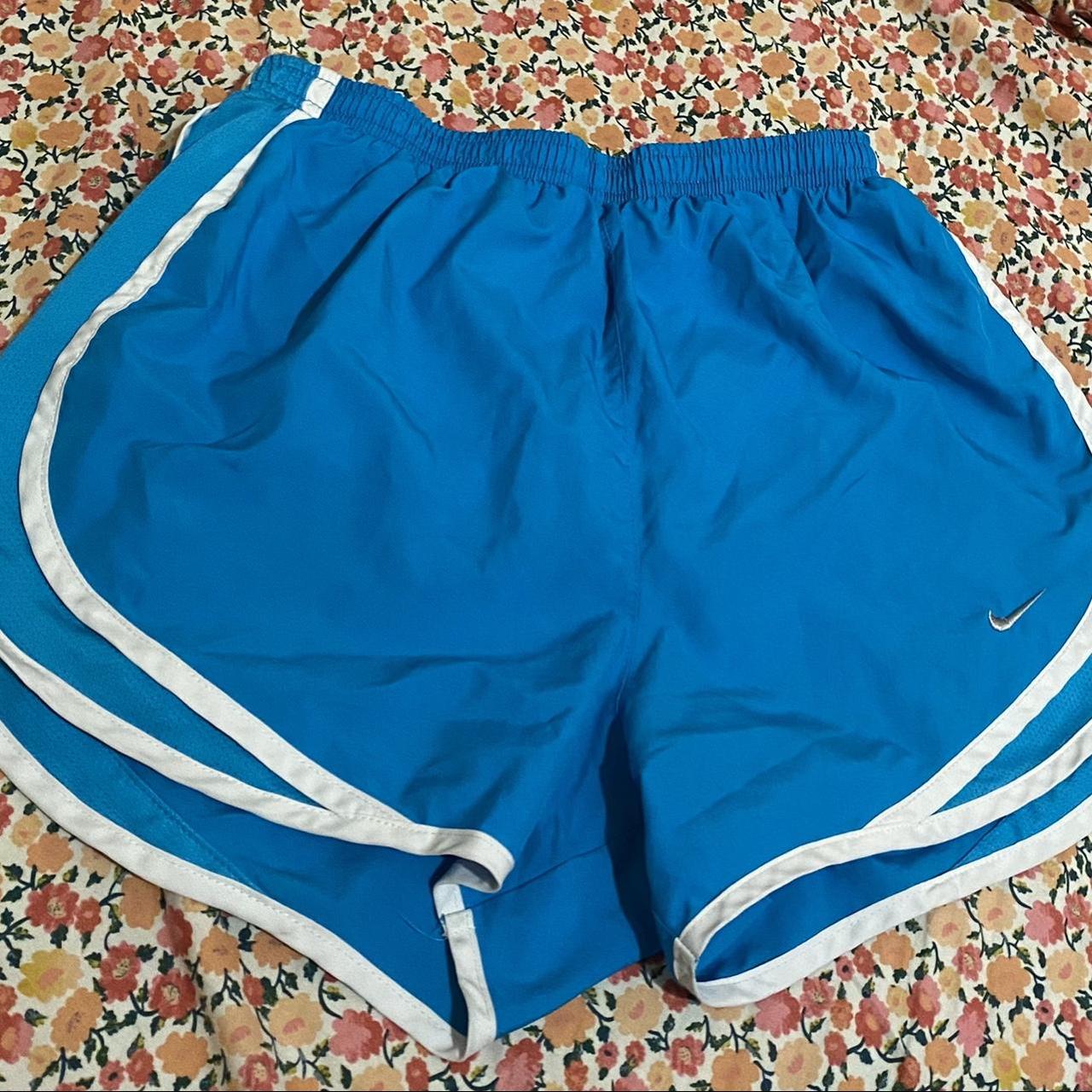 womens light blue nike shorts