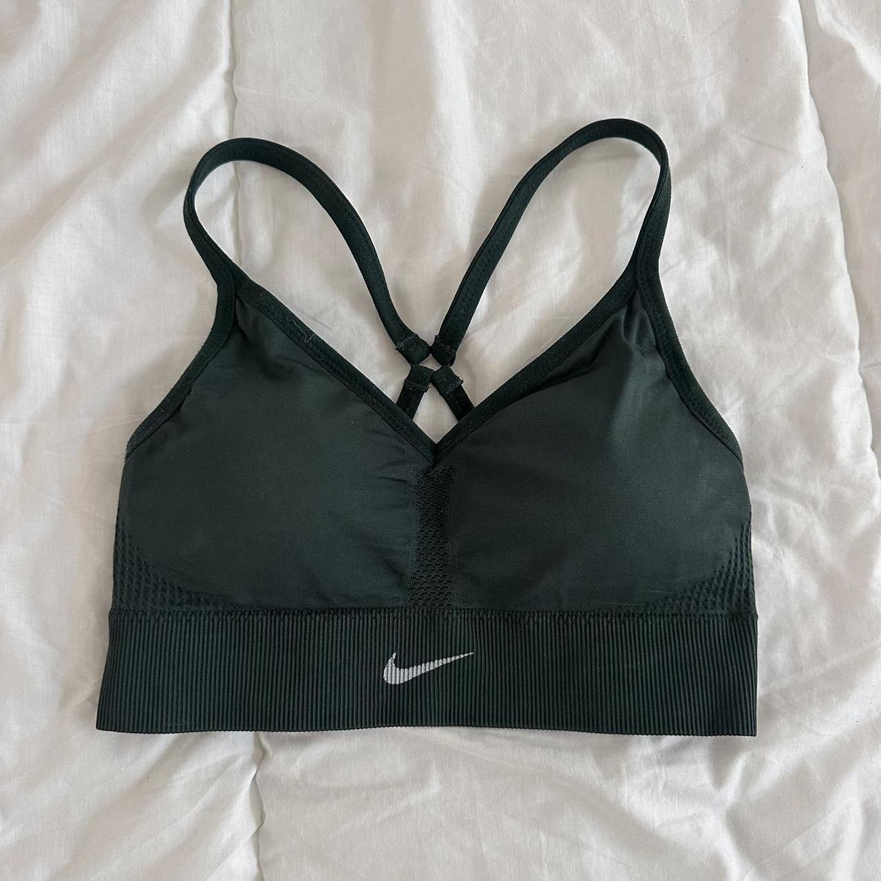 Nike Forest Green Sports Bra 🥦 New Without Tags Size Depop