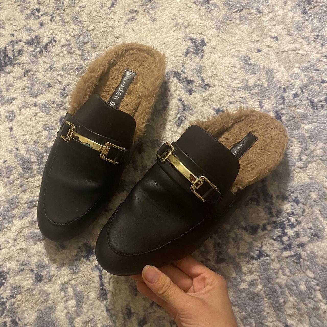 madden girl slip on mules