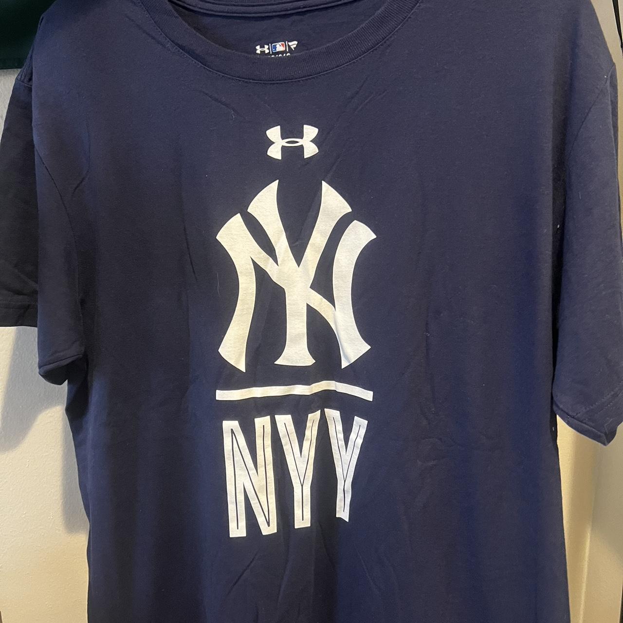 New York Yankees Under Armour T-Shirt FREE - Depop