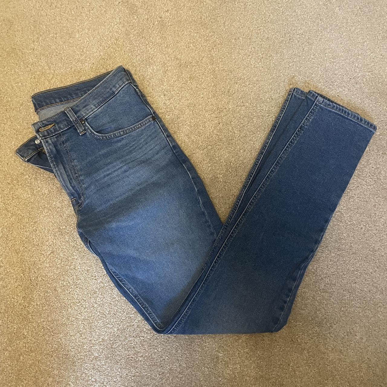 Brand new Lee slim tapered blue jeans W32 L34 Slims... - Depop