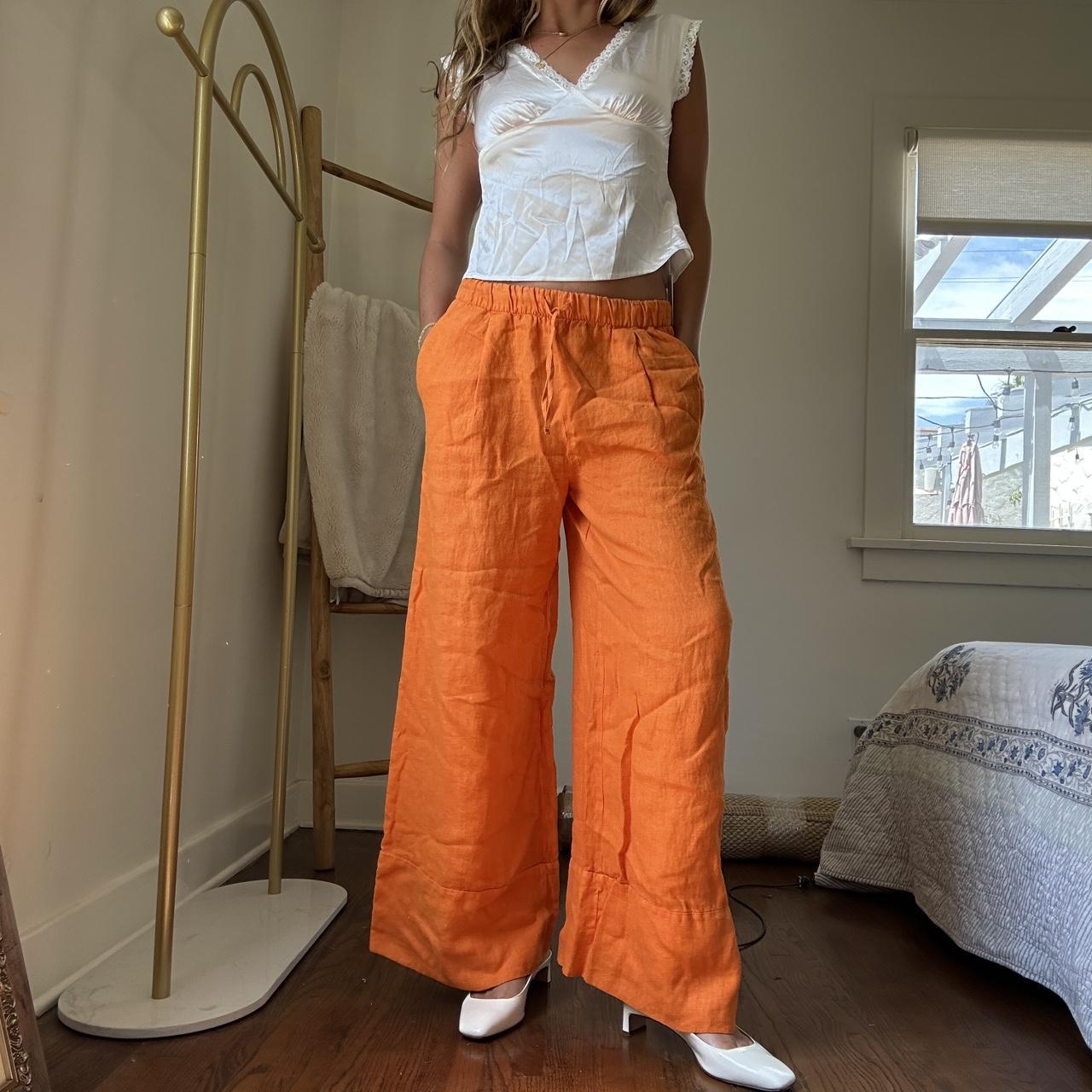 Tailored trousers - Orange - Ladies | H&M