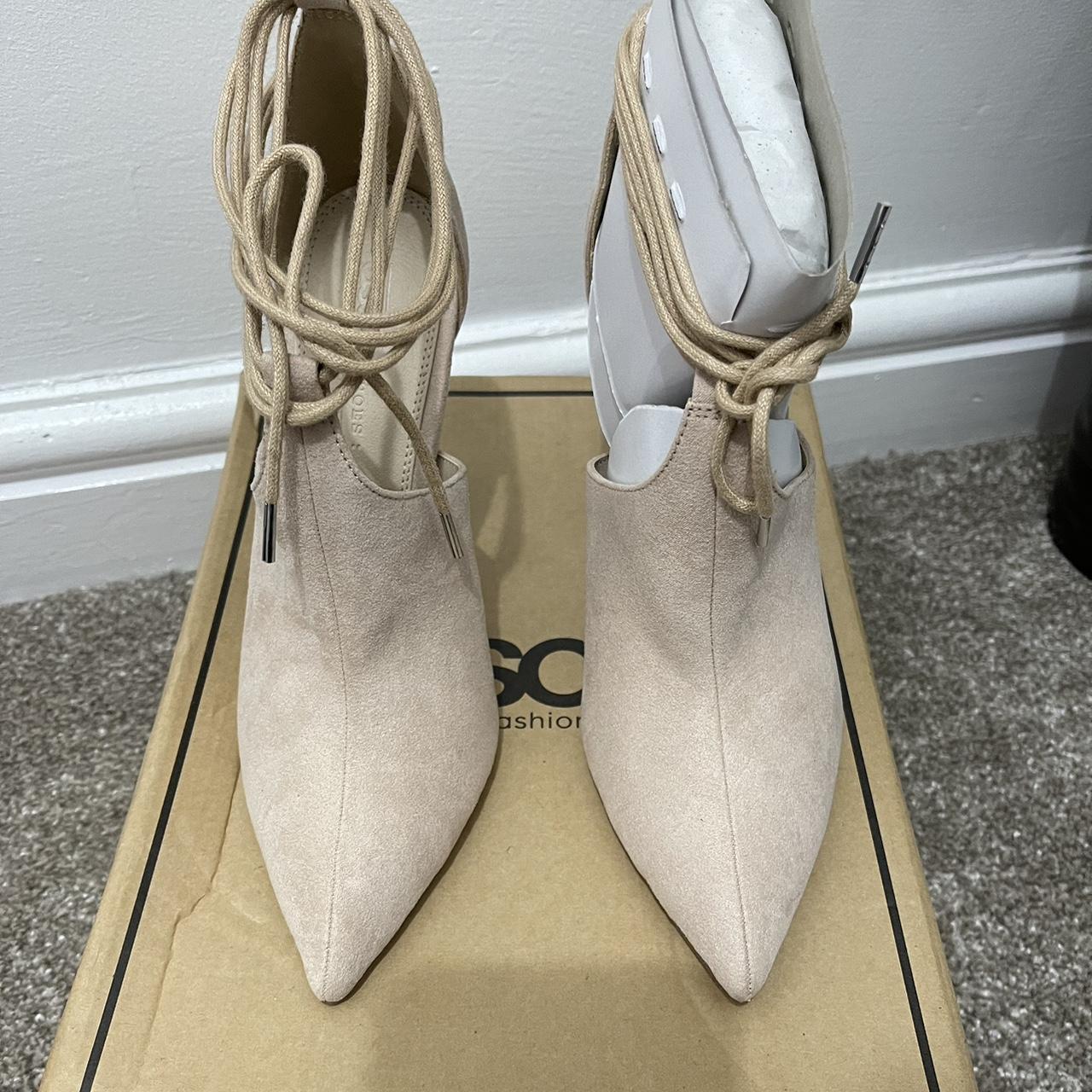 asos pink heels