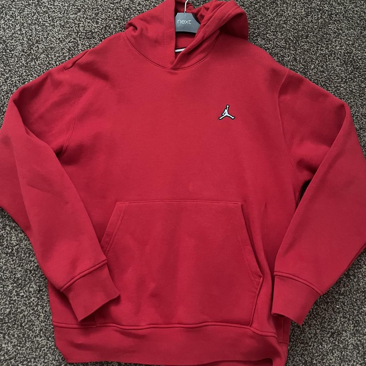 Nike air jordan hoodie size medium in good condition Depop