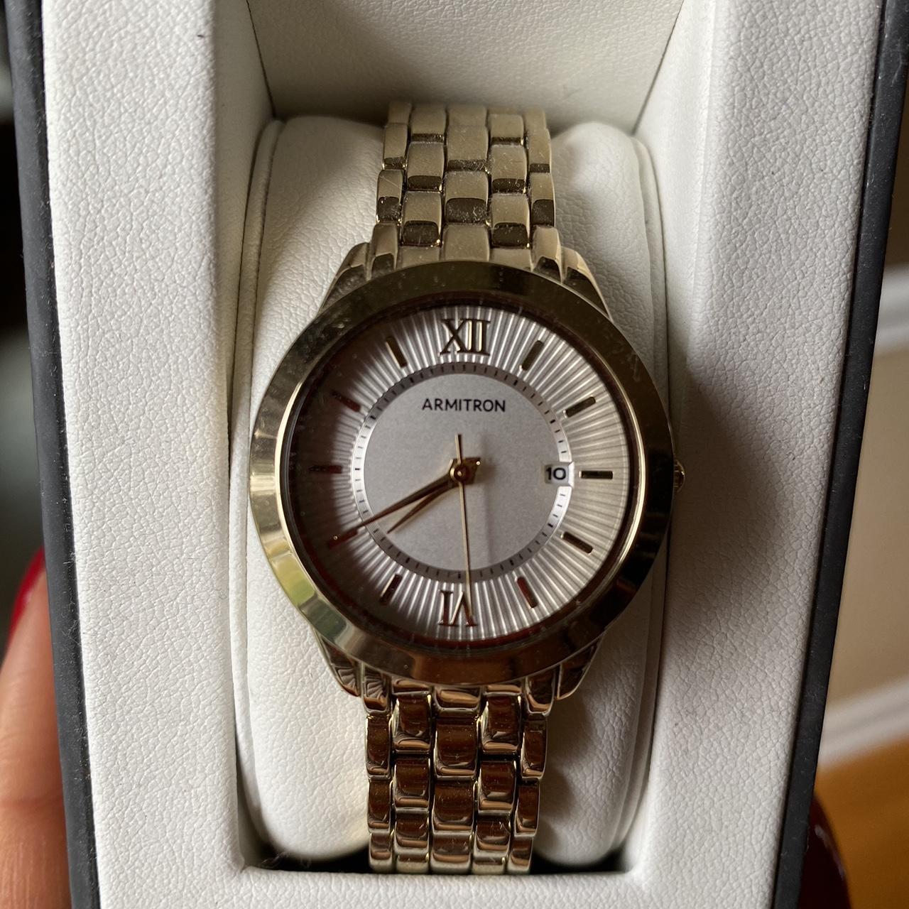 Armitron women's sale gold watches