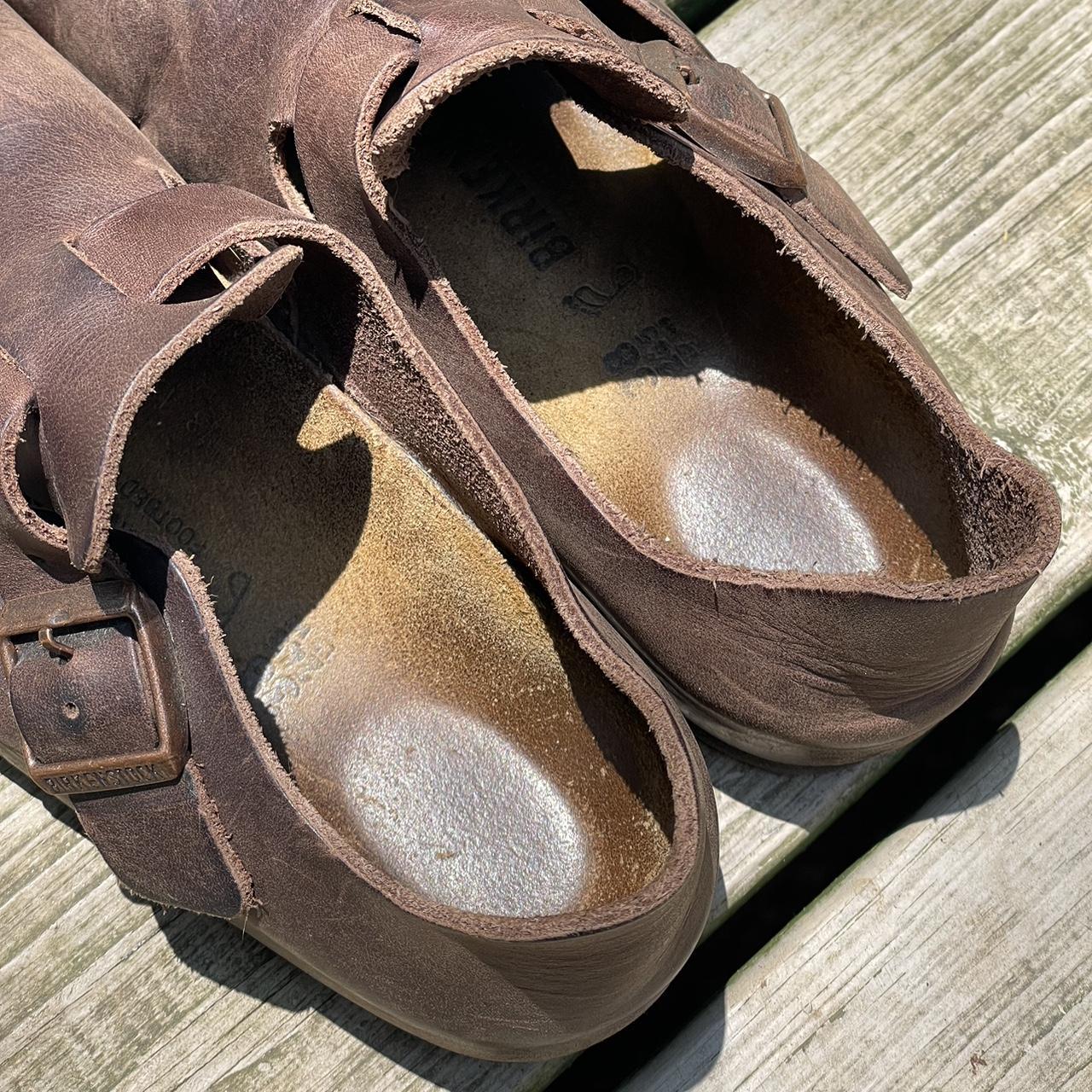 Birkenstock London size 38 in oiled leather Habana.... - Depop