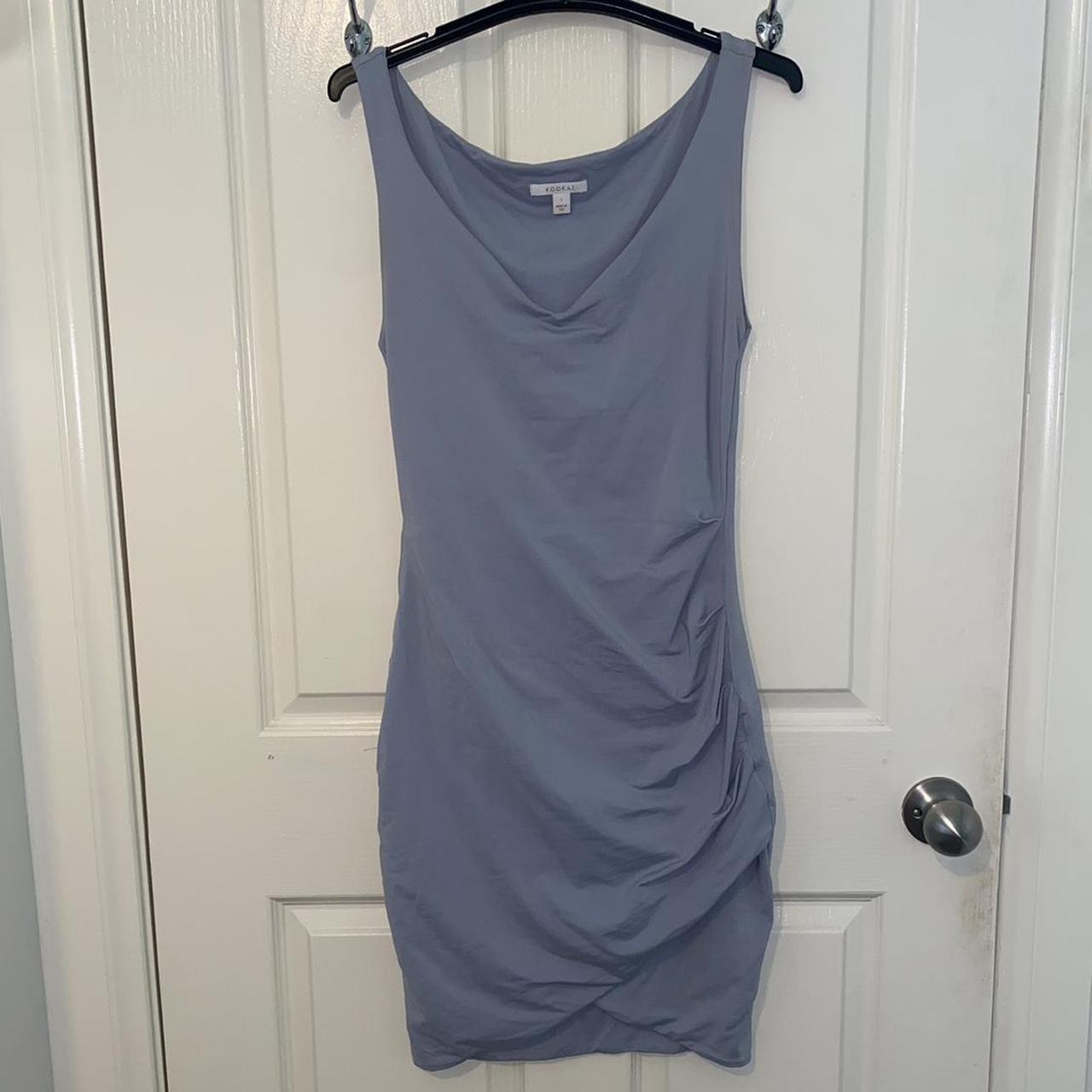 KOOKAI light blue tight dress Size 1 Mini to midi... Depop
