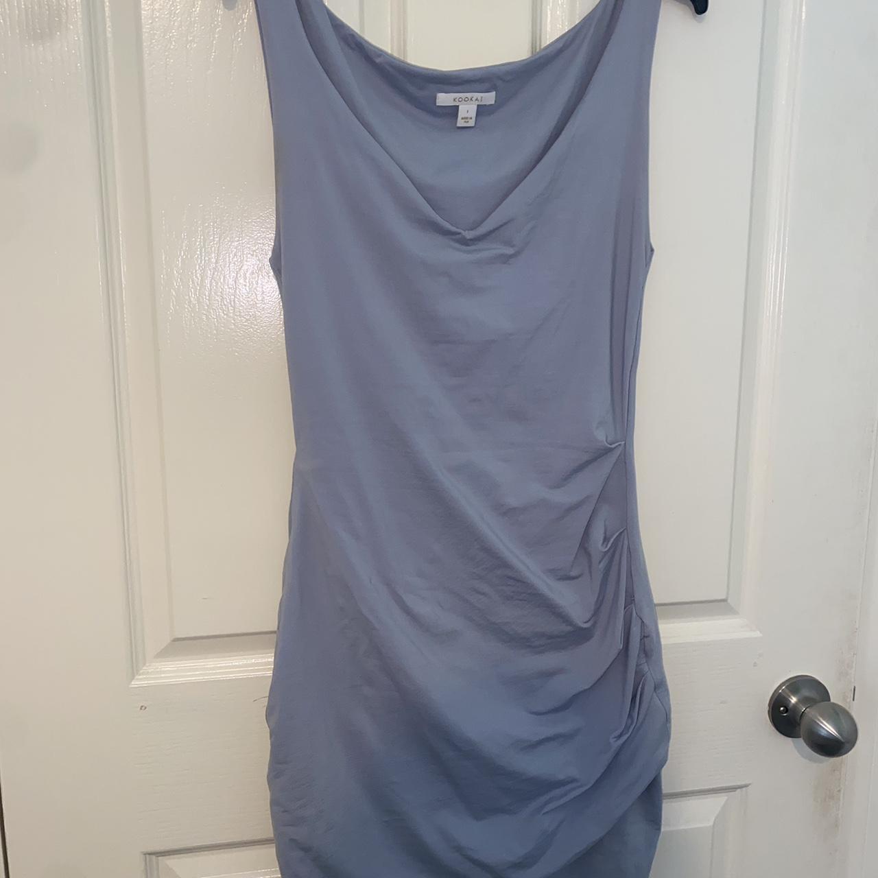 KOOKAI light blue tight dress Size 1 Mini to midi... Depop