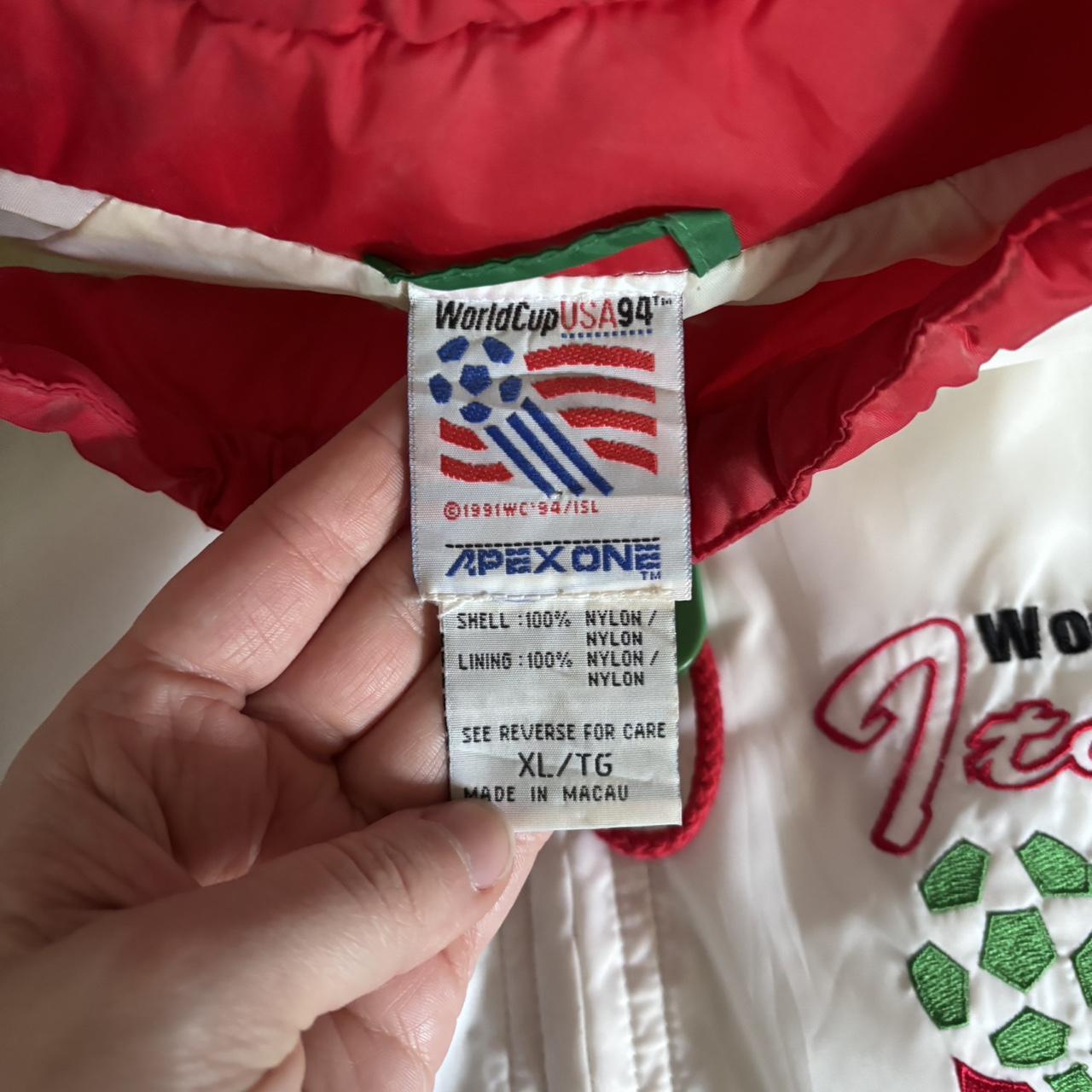 RARE VINTAGE APEX ONE italia world cup 1994 jacket | Depop