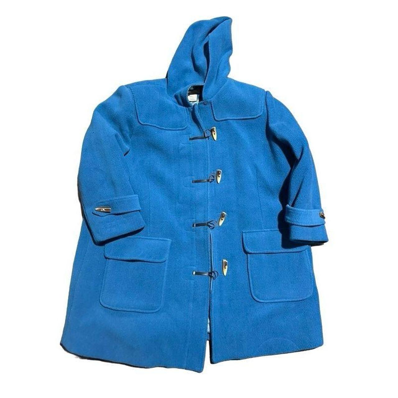 LL Bean Women’s Teal Plus Size Duffel Coat. Toggle... Depop