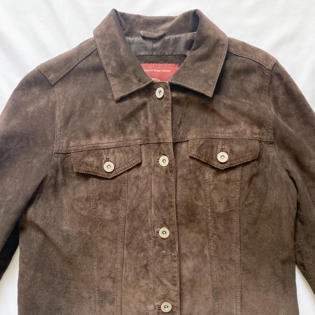 90s/Y2K Brown Suede Eddie Bauer Jacket, Vintage...