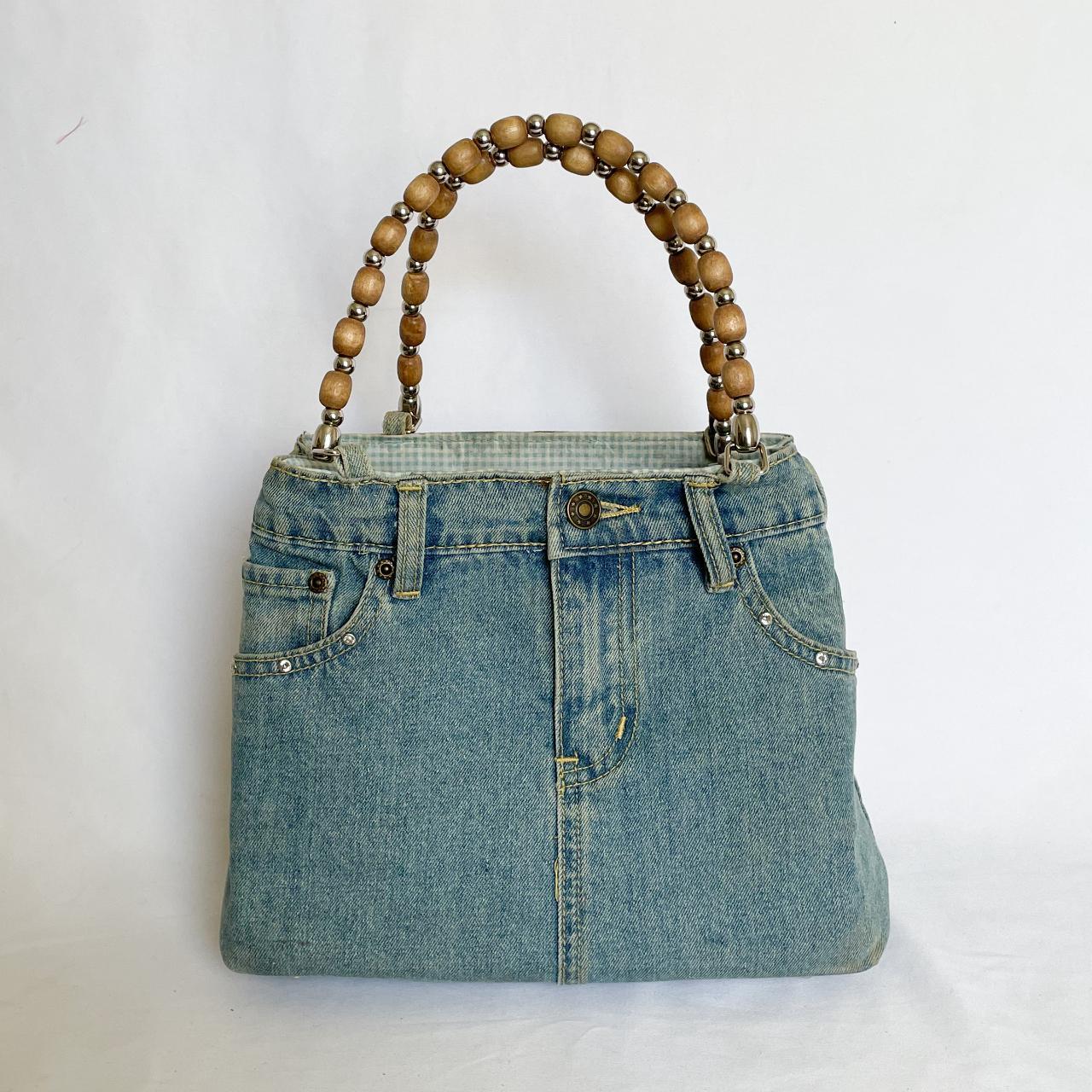 blue jean purse | dad's jeans made into purses | William Hamilton | Flickr