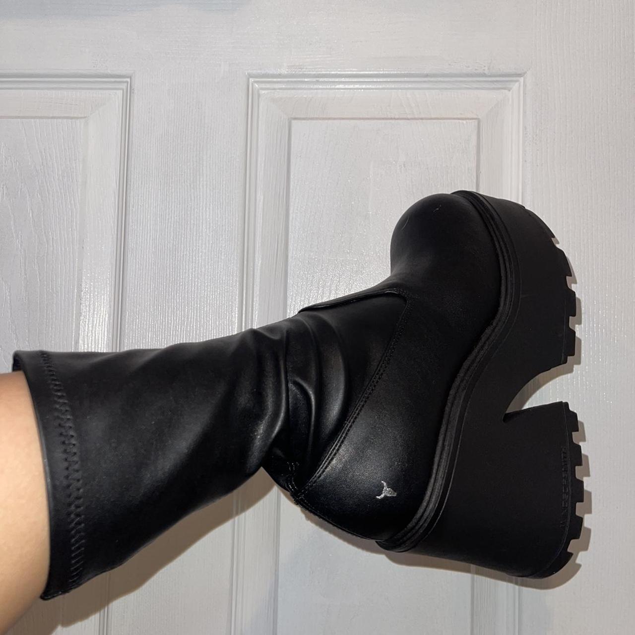 Windsor Smith Found Black Stretch Sock Boots. New... - Depop