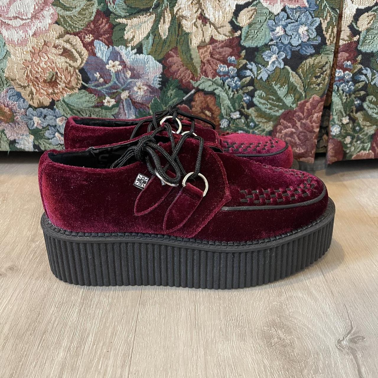 tuk creepers burgundy