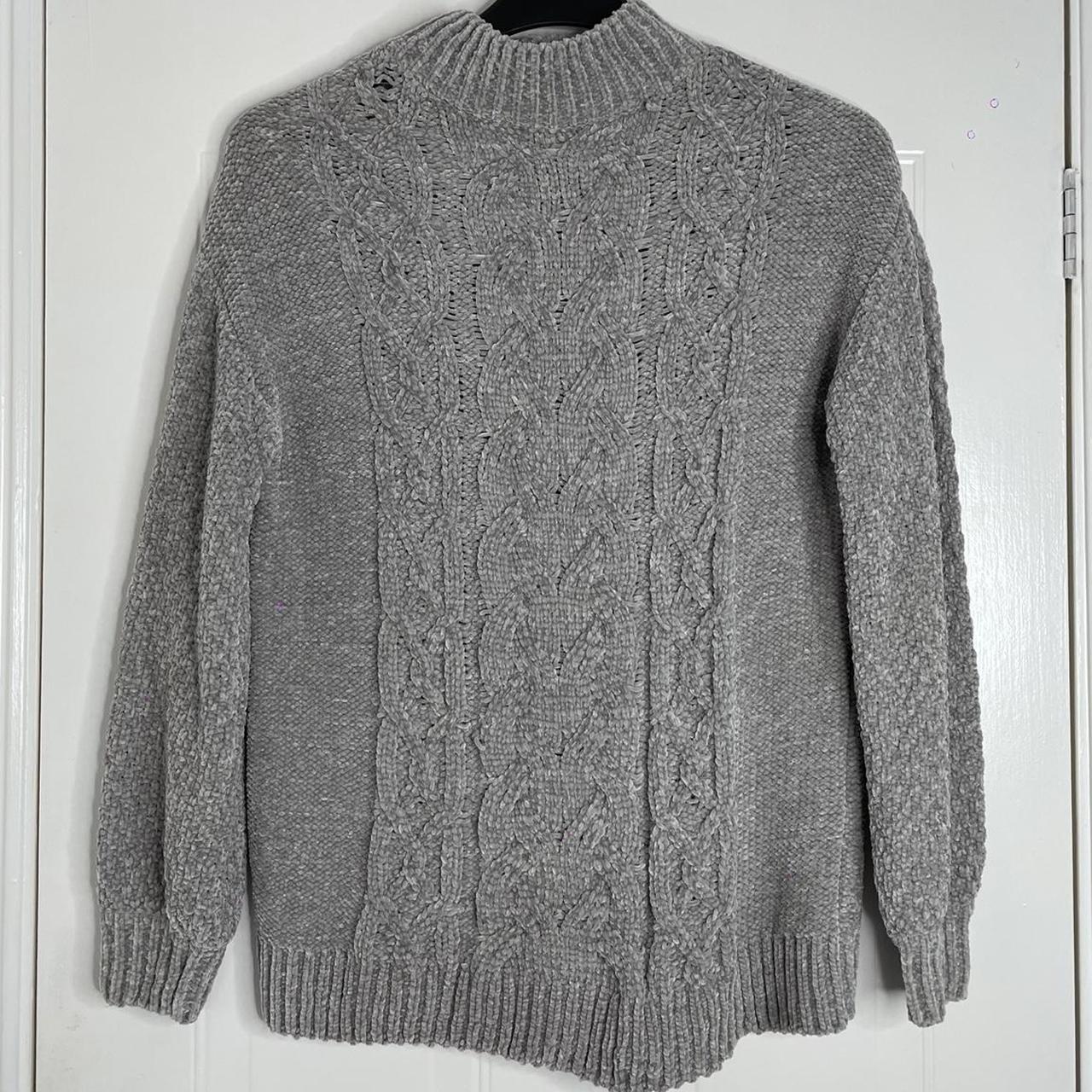 Primark grey knit jumper Worn with a minor defect... - Depop