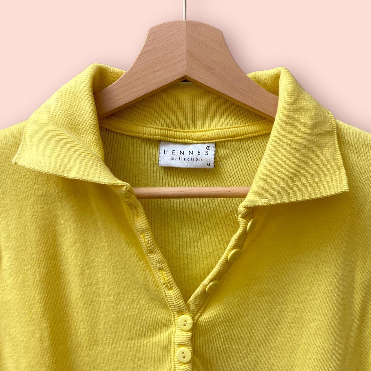 Women's Yellow Polo-shirts | Depop