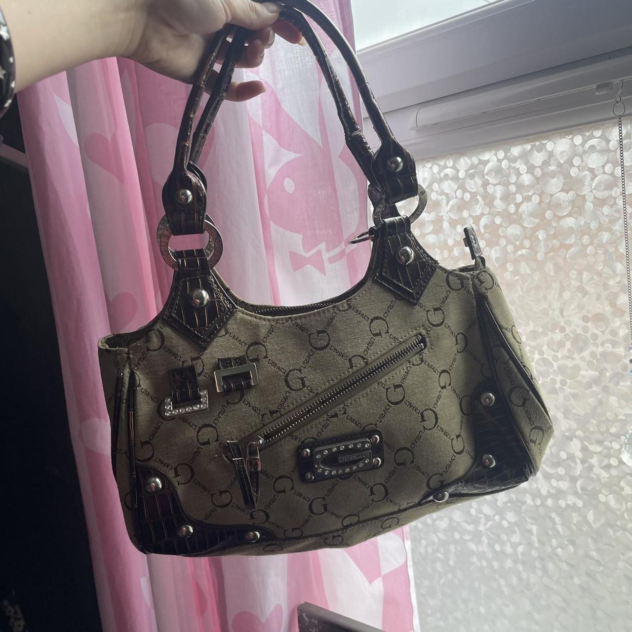 y2k handbag great size and straps brand gussaci - Depop