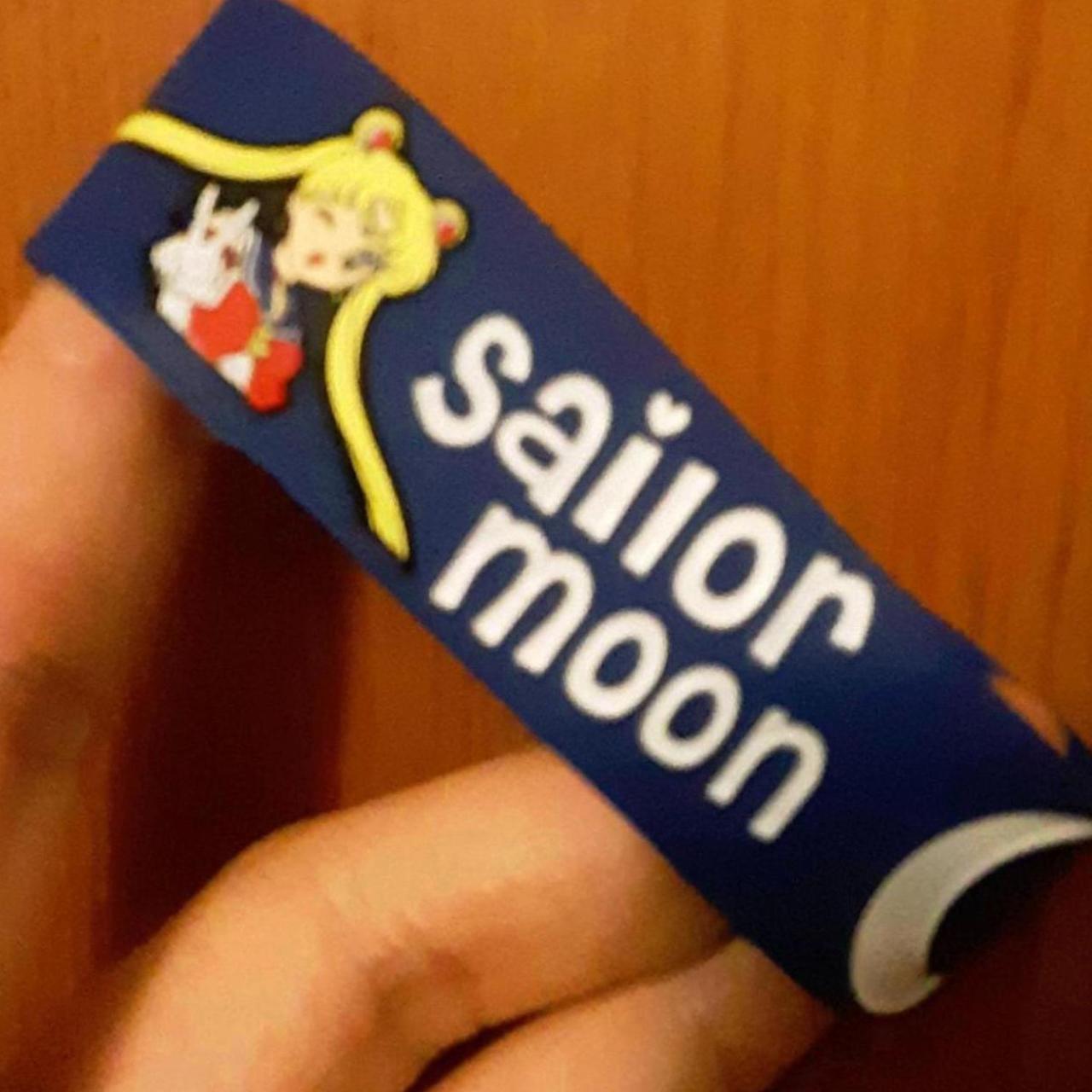 Sailor Moon rubber bracelet! Thick rubber wristband... Depop