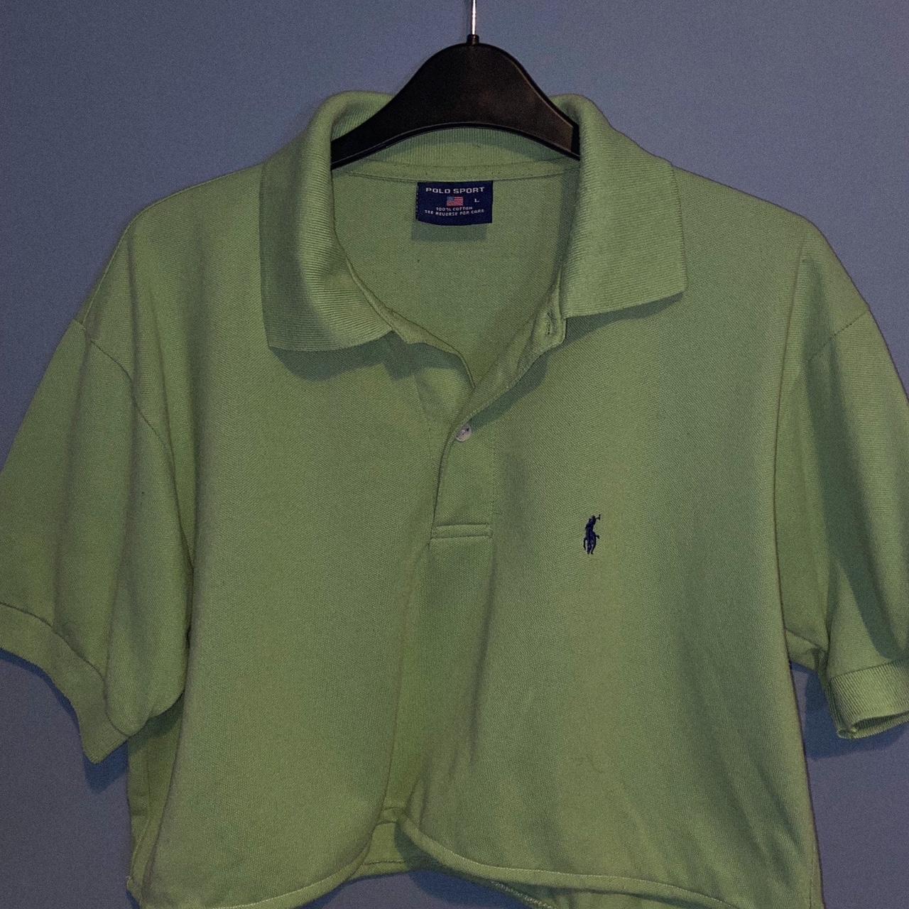 Ralph Lauren Women's Green Polo-shirts | Depop