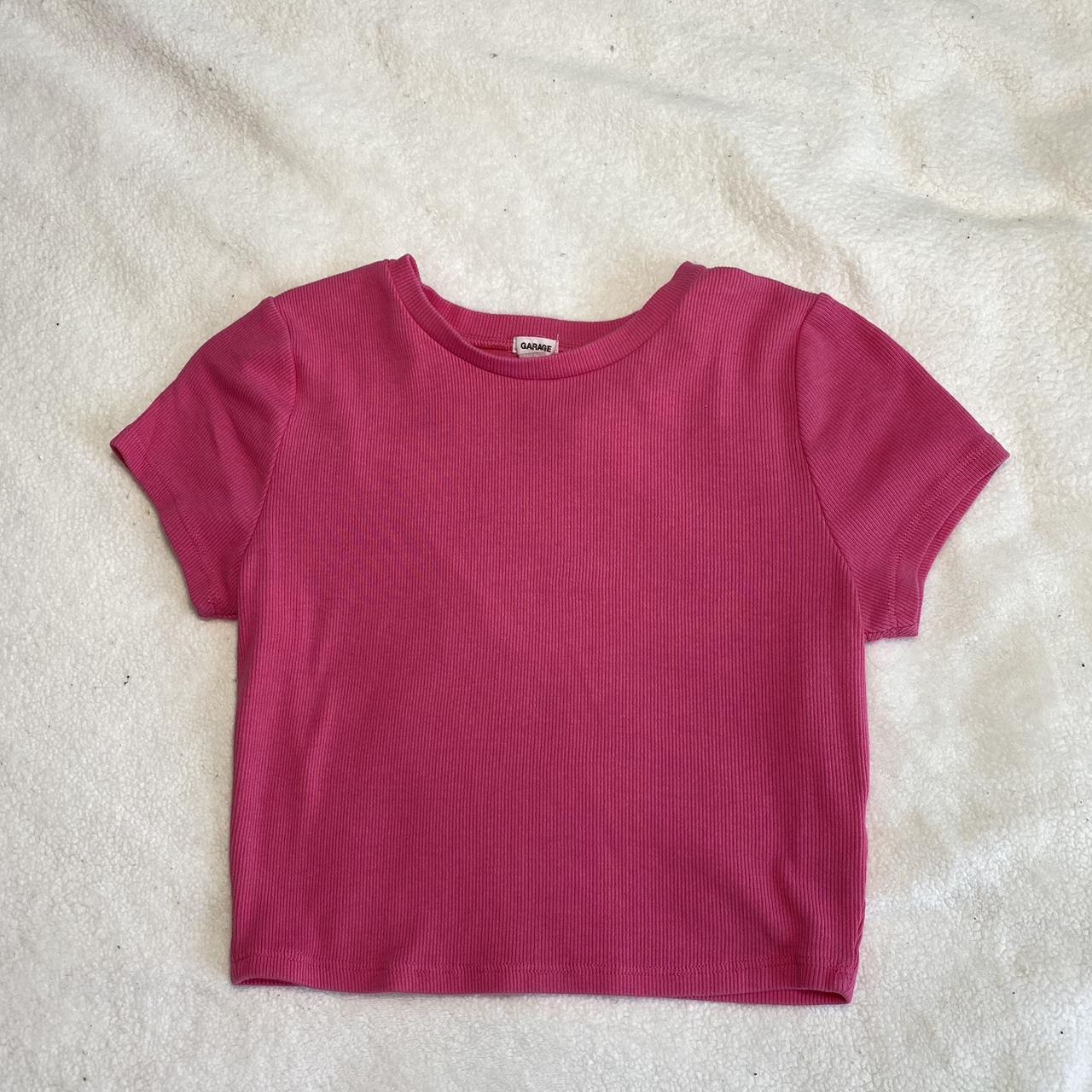 Garage Women's Pink T-shirt | Depop