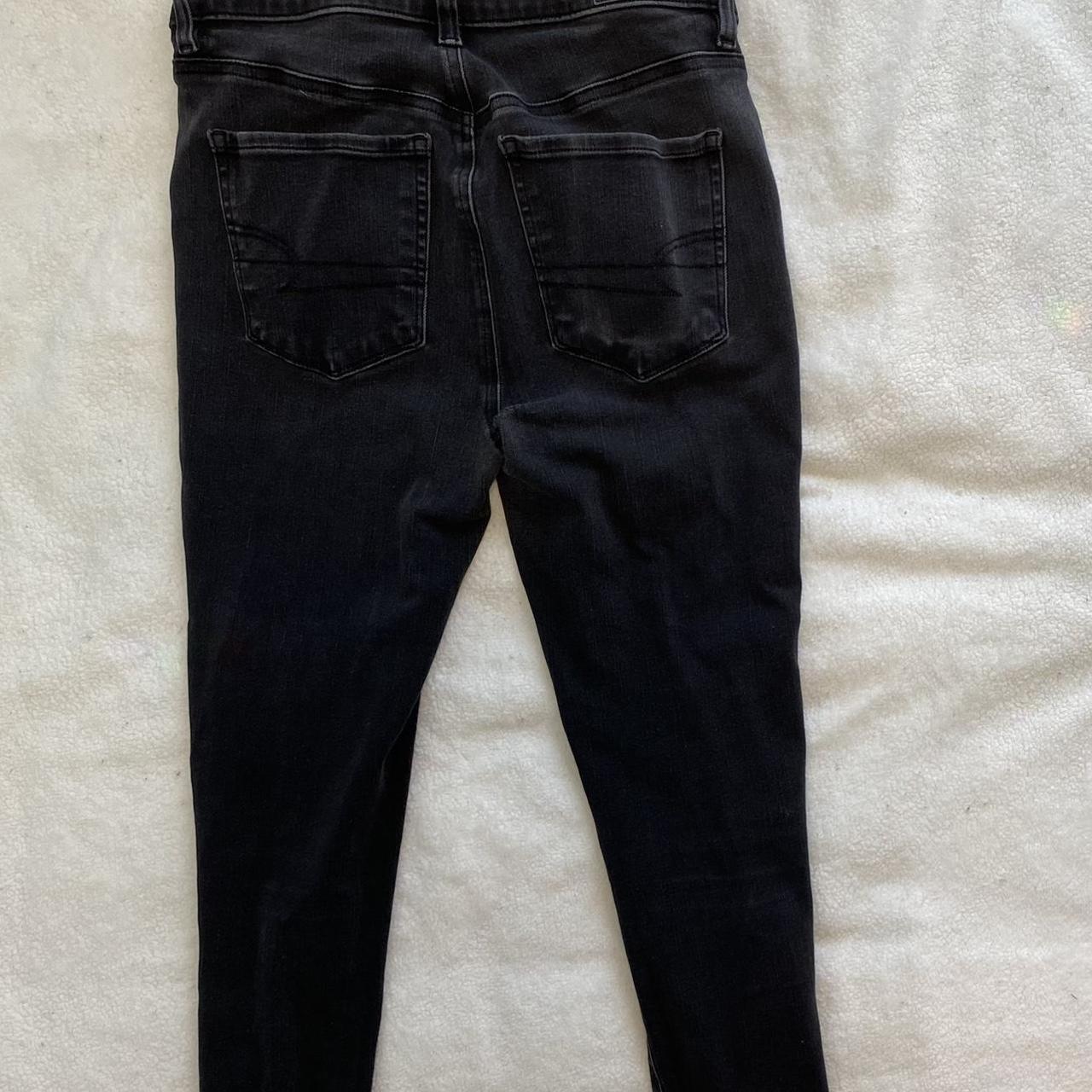 American Eagle Women's Black Jeans | Depop