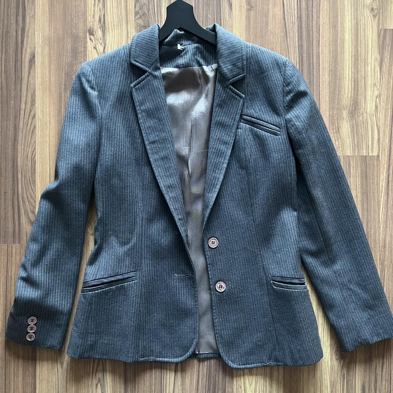 Women's Grey Jacket | Depop