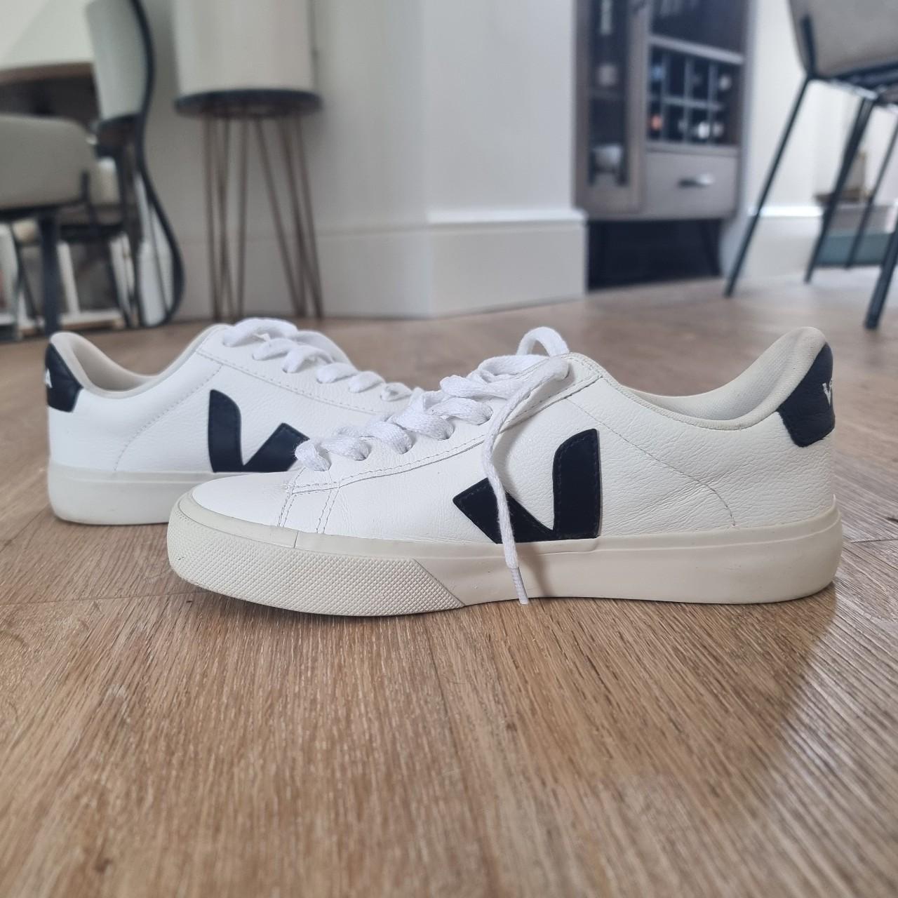 veja black and white trainers