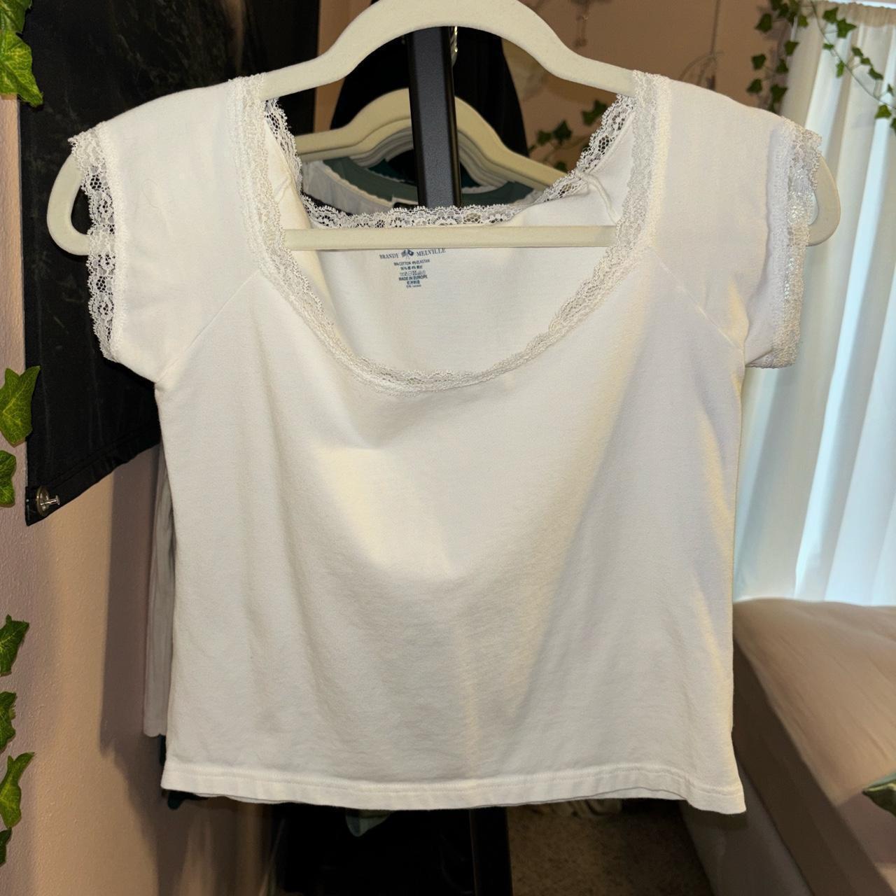 eden lace top, never worn. price is firm Depop