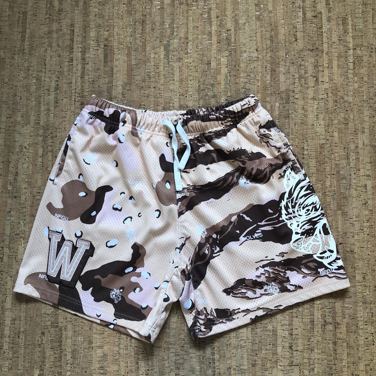 Darc sport wolves shorts, has 2 pockets on sides and... - Depop