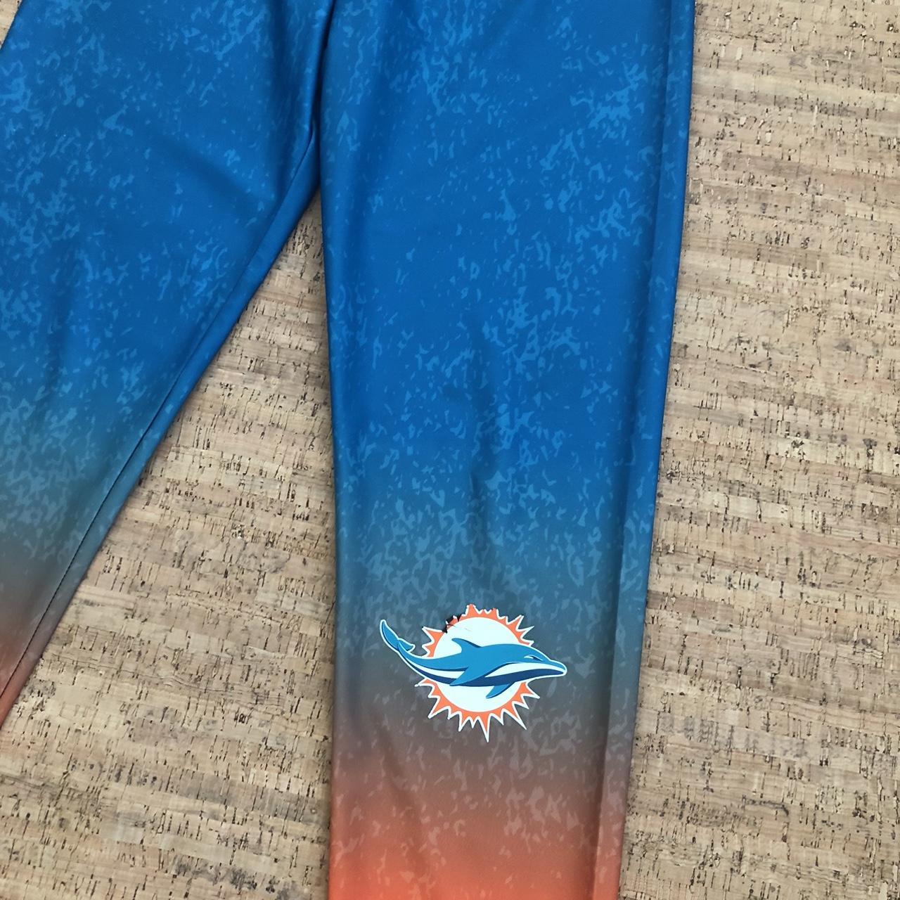 Miami Dolphins Zubaz legging type pants by Majestic. - Depop