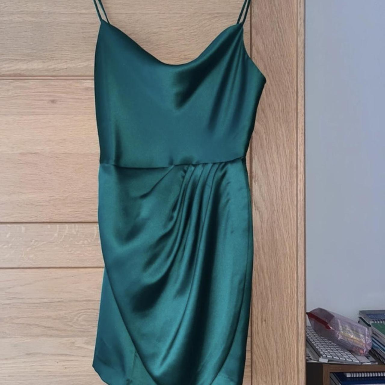 Zara silk mini dress Depop