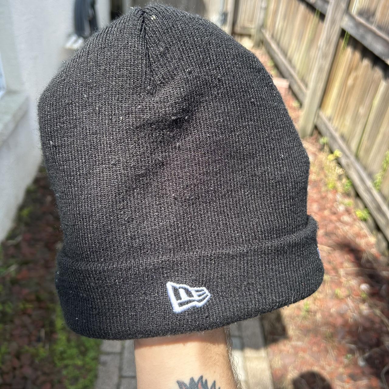 Supreme New Era S logo beanie has been worn a good - Depop