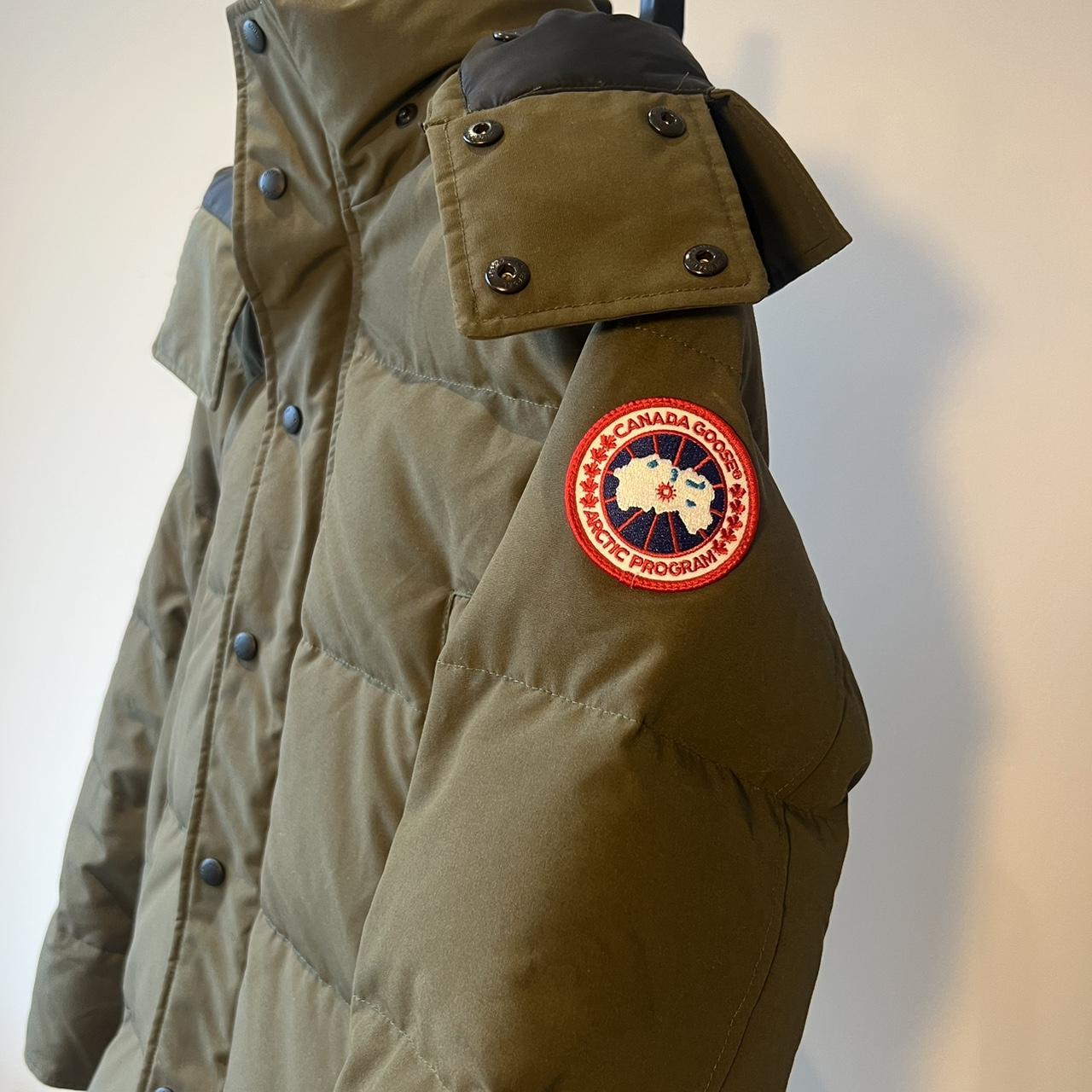 Canada Goose Wyndham Parka Heritage - khaki - near... - Depop