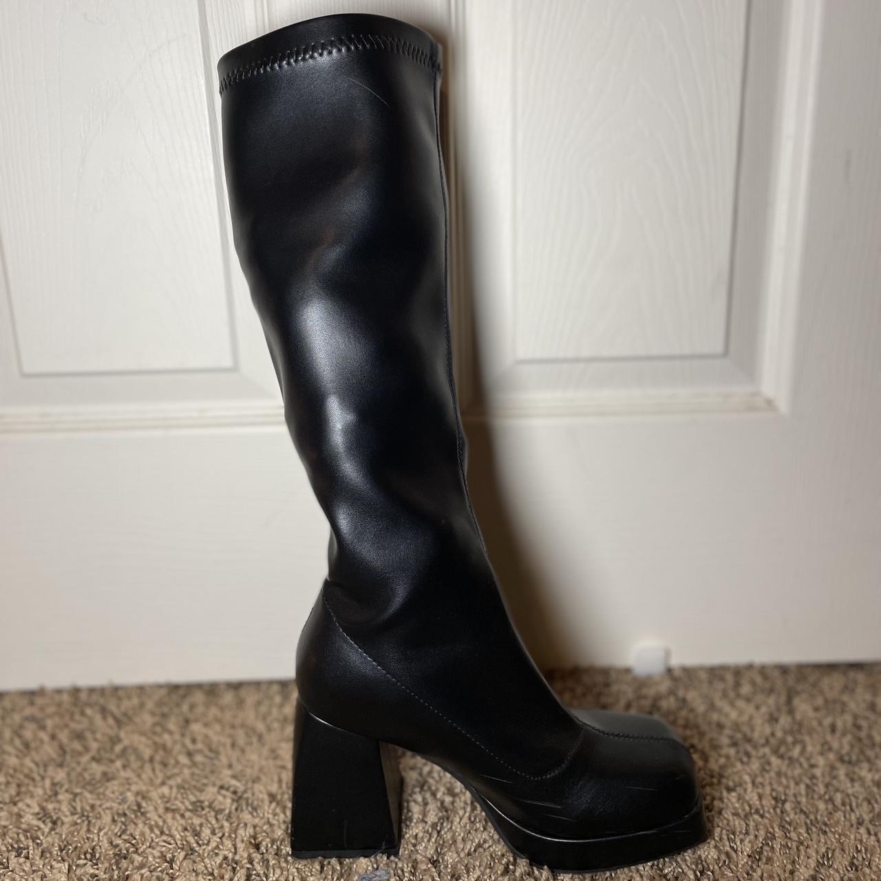 SHEIN Women's Black Boots | Depop