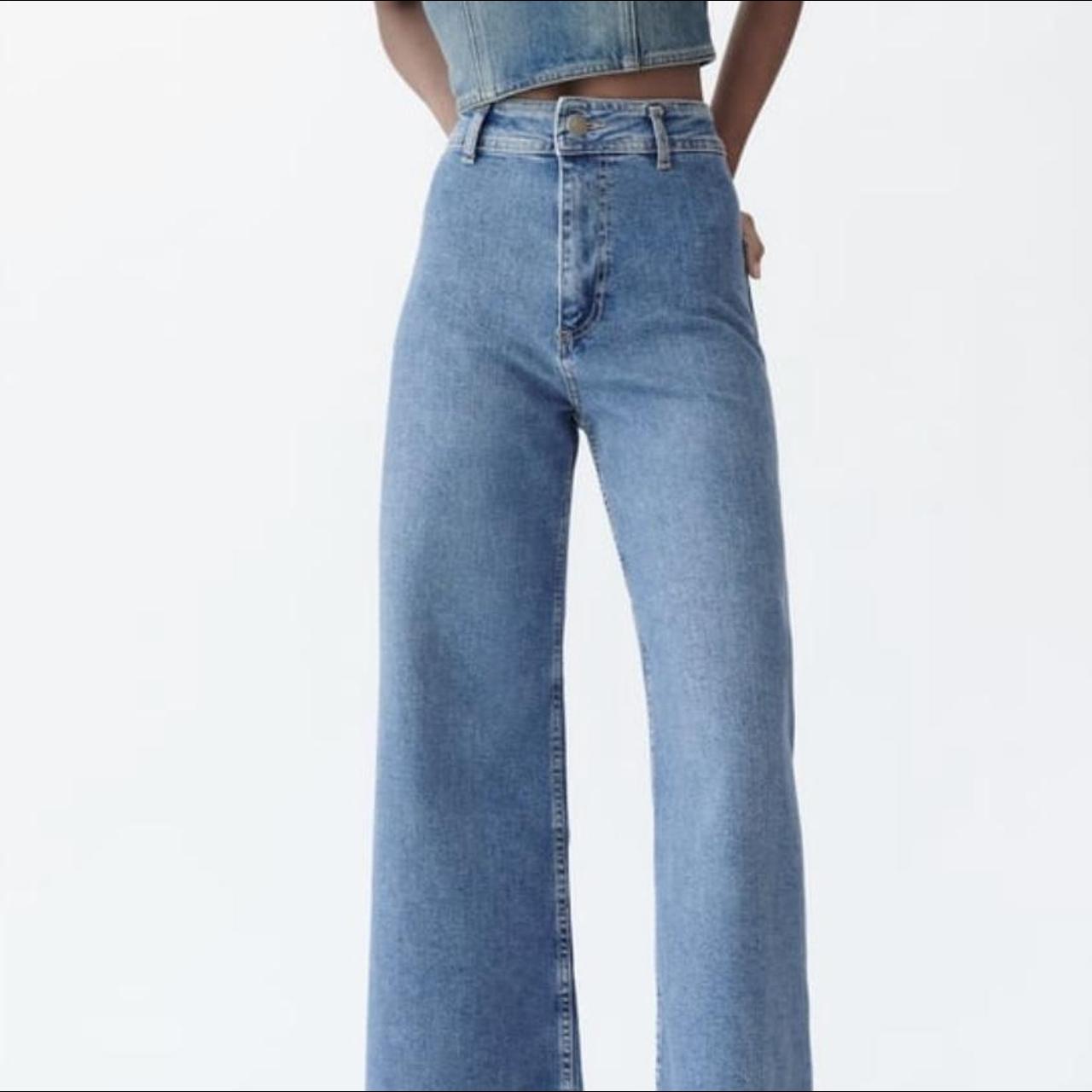 Zara Women's Blue Jeans | Depop