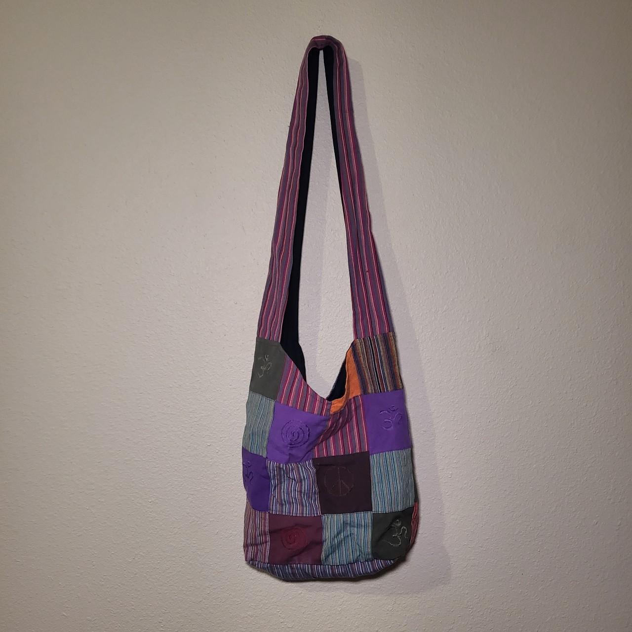 Women's Bag - Multi/Purple – Unique patchwork bag… - image 1